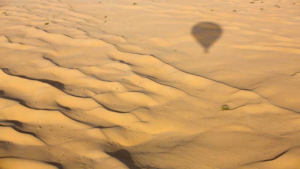 Deluxe Hot Air Balloon Dubai With Gourmet Breakfast & Camel Ride