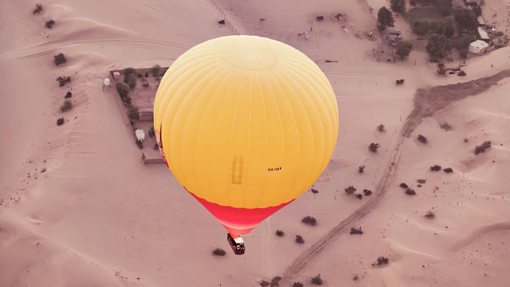 Adventure Package Dubai: Hot Air Balloon, Desert Safari, Camel Ride & ATV Experience
