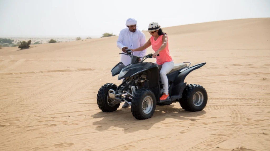 Adventure Package Dubai: Hot Air Balloon, Desert Safari, Camel Ride & ATV Experience