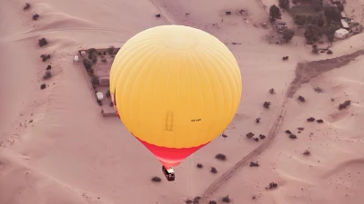 Adventure Package Dubai: Hot Air Balloon, Desert Safari, Camel Ride & ATV Experience