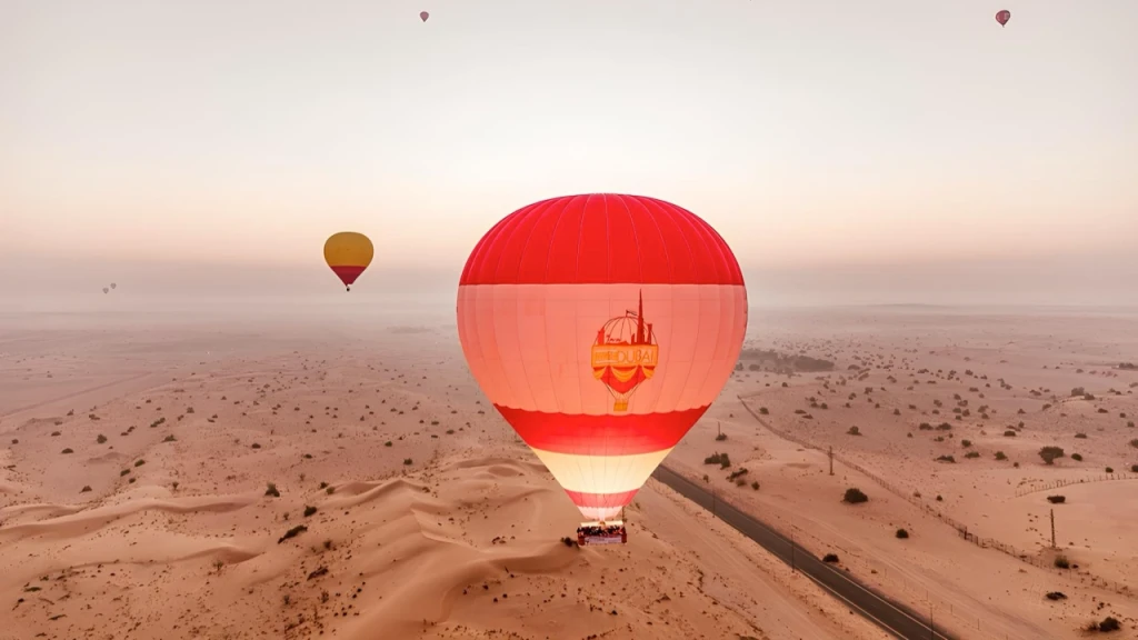 Overnight Desert Safari & Hot Air Balloon Ride in Dubai | Two-Day Adventure Experience