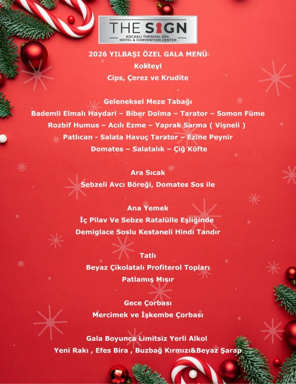 Yılbaşı Özel  Kartepe Turu Limitsiz İçkili Termal Keyfi