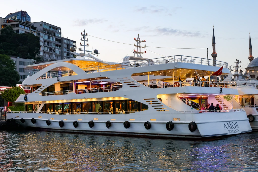 Bosporenkryssning med middag och underhållning (obegränsade alkoholfria drycker)