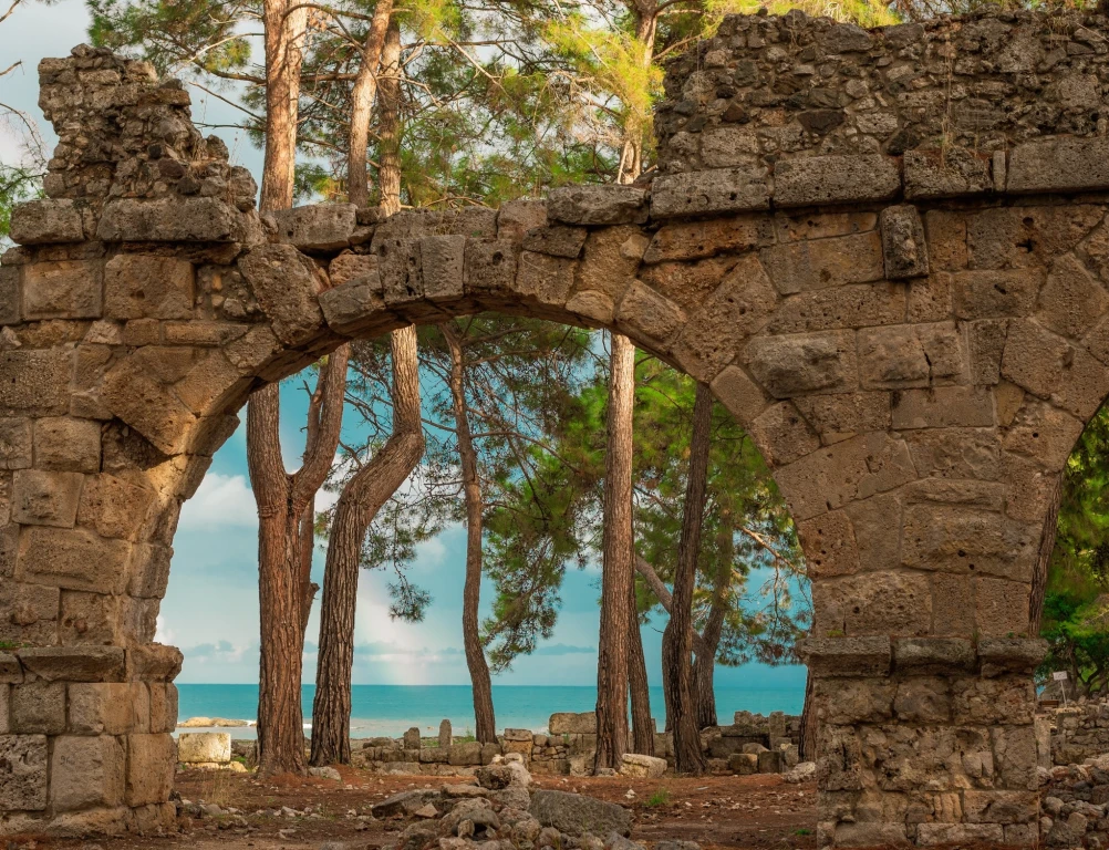 Antik Phaselis Ruiner