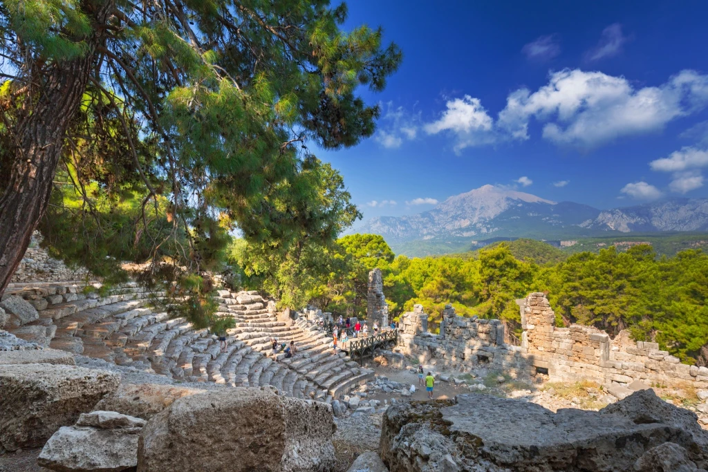 Antik Phaselis Ruiner