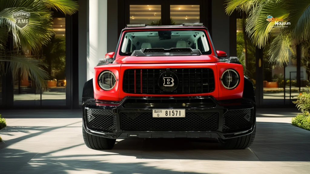 Mercedes Brabus Black and Red Special