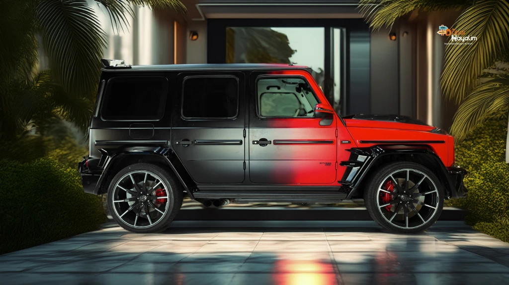 Mercedes Brabus Black and Red Special