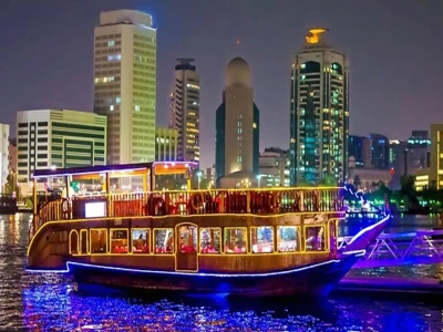 Dubai Creek Deira Dhow Cruise – Group Transfer With Bus