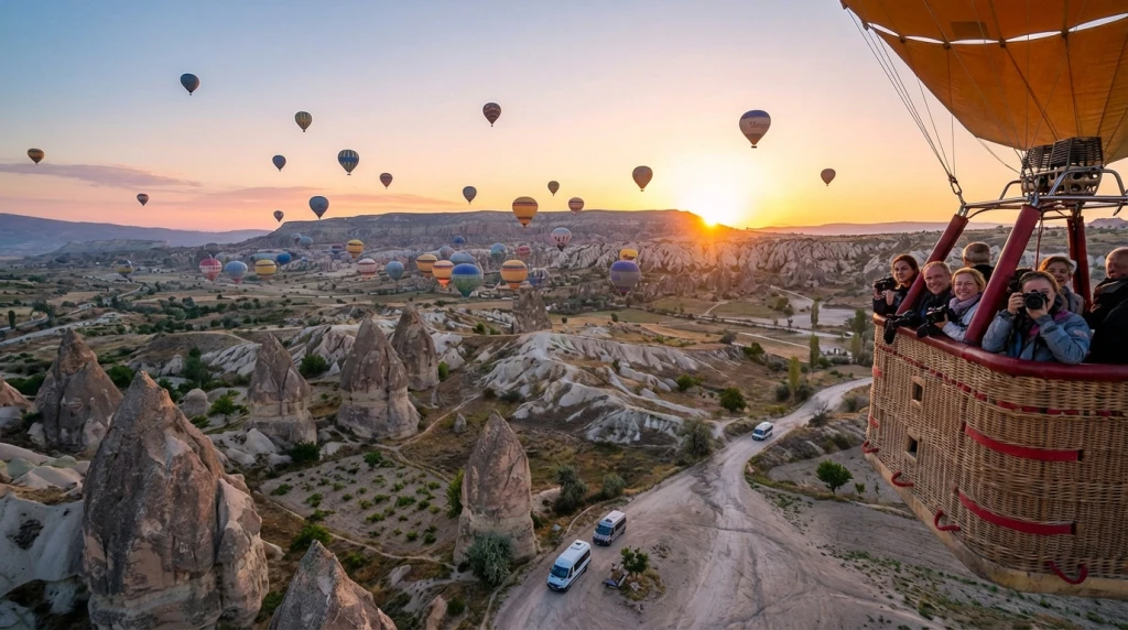 Kapadokya'nın Büyülü Balon Turu Macerası