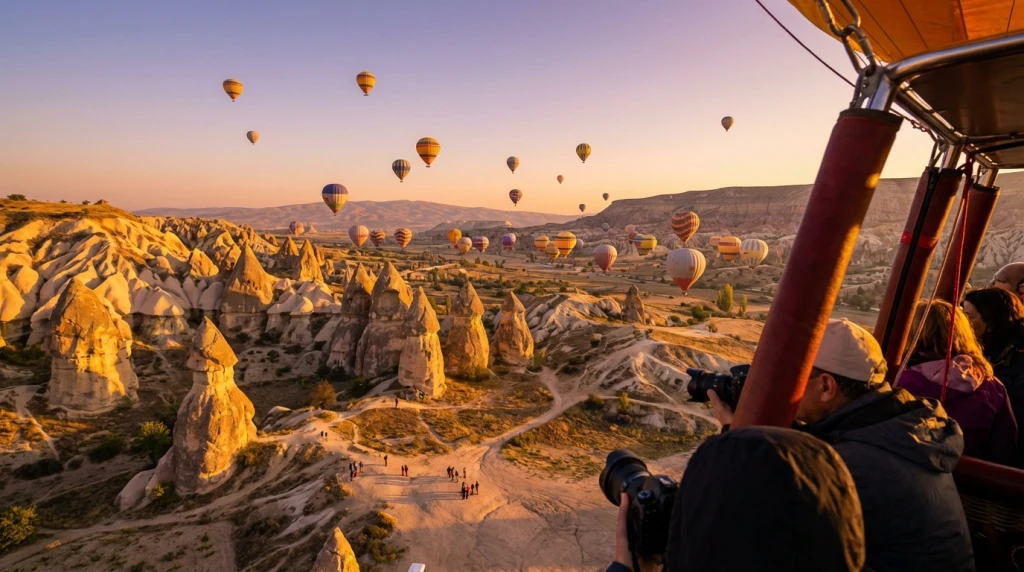 Kapadokya Gün Doğumu Balon Turu ve Peri Bacaları Gezisi
