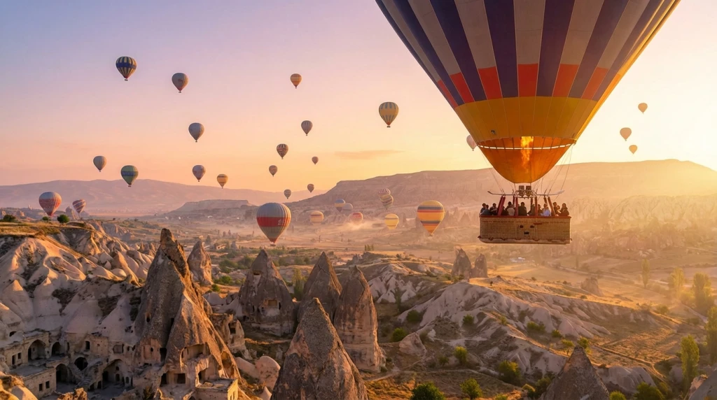 Kapadokya Gün Doğumu Sıcak Hava Balonu Turu