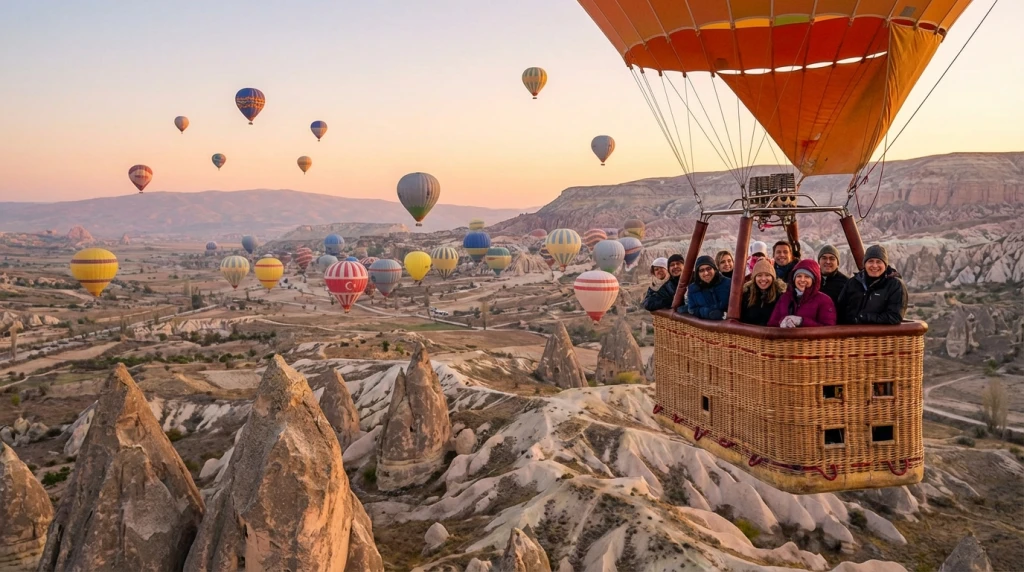 Kapadokya Gün Doğumu Sıcak Hava Balonu Turu