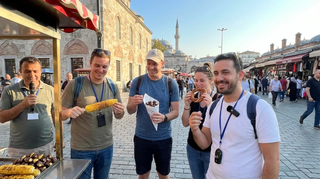 Dagelijkse Istanbul Straatvoedsel Wandeling Tour