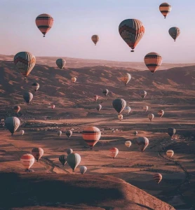 Sonnenaufgang Ballonfahrt: In Göreme
