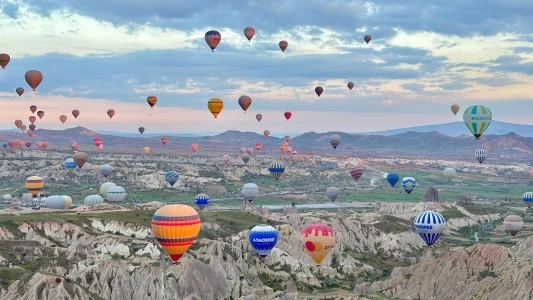 Sonnenaufgang Ballonfahrt: In Göreme