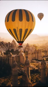 Sonnenaufgang Ballonfahrt: In Göreme