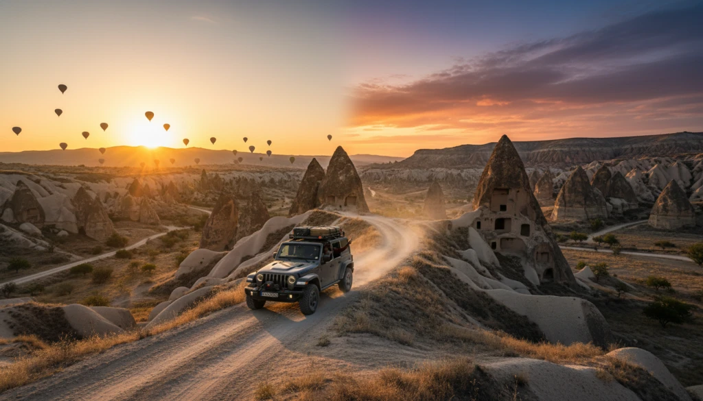 カッパドキア・ジープサファリツアー（朝焼けまたは夕焼けオプション付き）