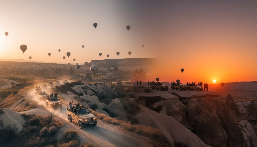 カッパドキア・ジープサファリツアー（朝焼けまたは夕焼けオプション付き）