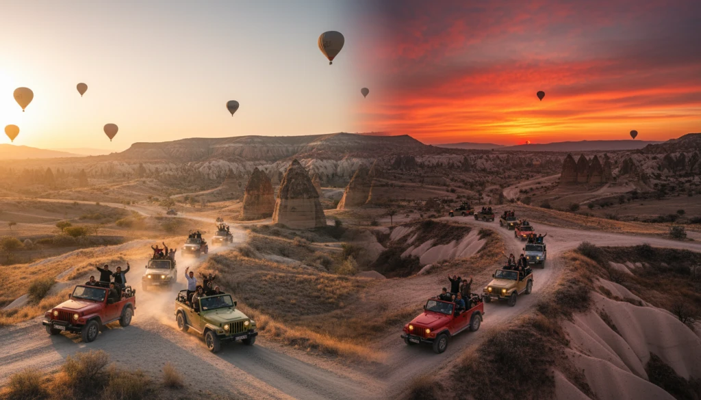 カッパドキア・ジープサファリツアー（朝焼けまたは夕焼けオプション付き）