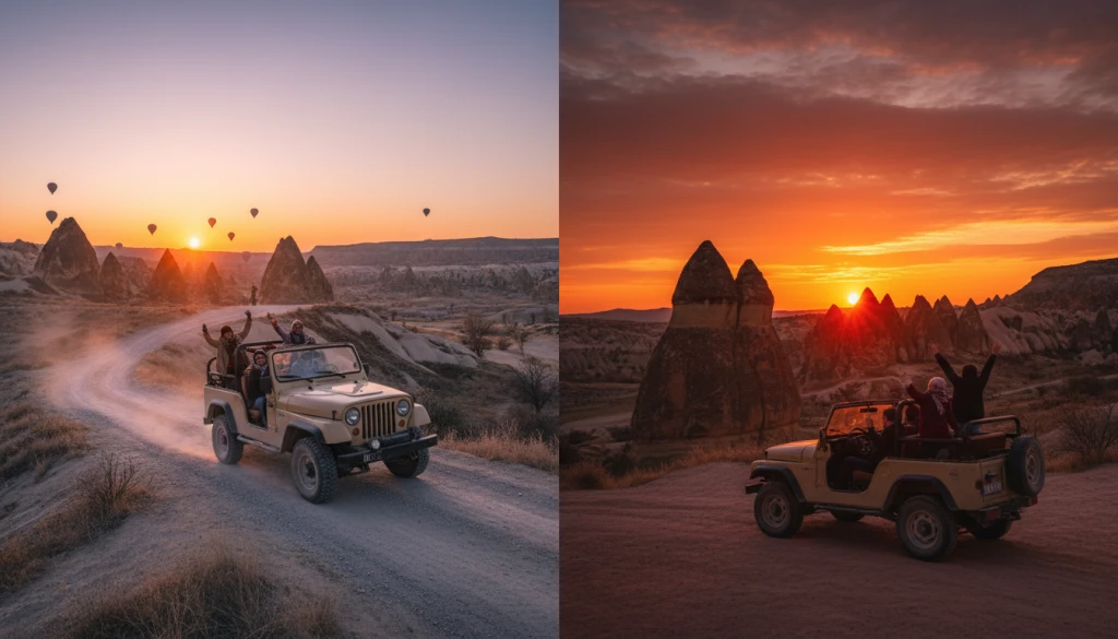 カッパドキア・ジープサファリツアー（朝焼けまたは夕焼けオプション付き）