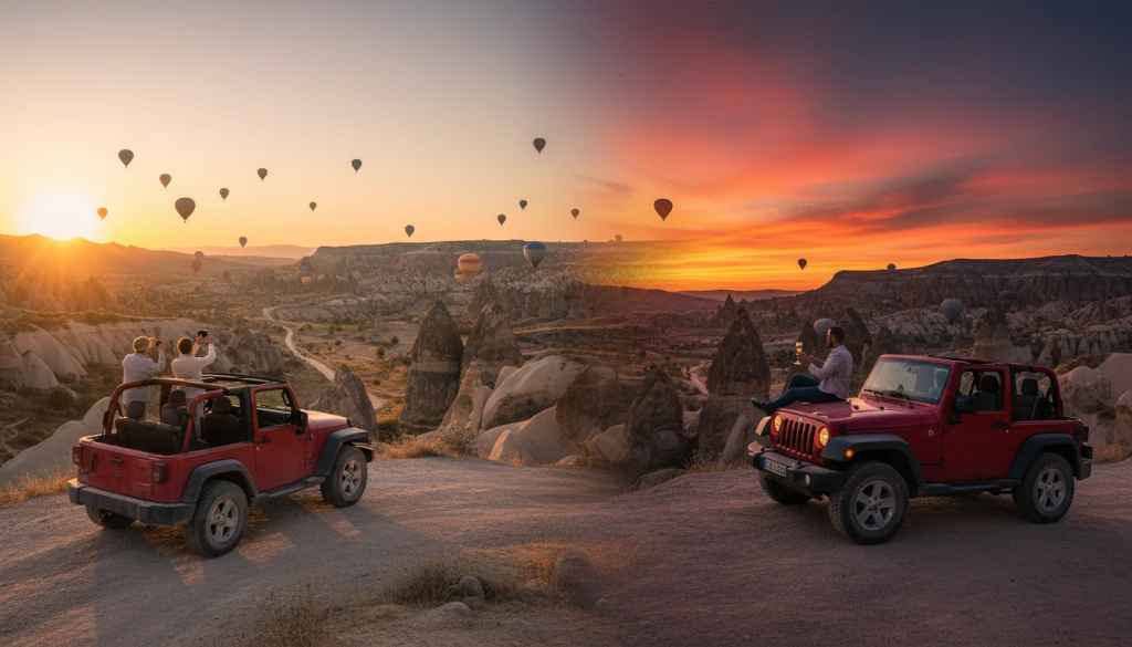 カッパドキア・ジープサファリツアー（朝焼けまたは夕焼けオプション付き）