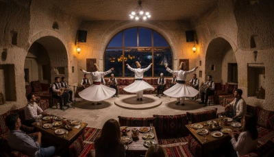 Turystyczne doświadczenie wieczoru tureckiego w Kapadocji