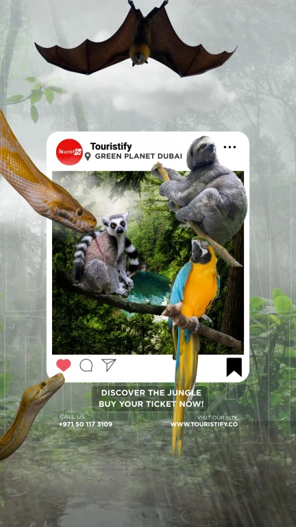 The Green Planet Indoor Rainforest Dubai