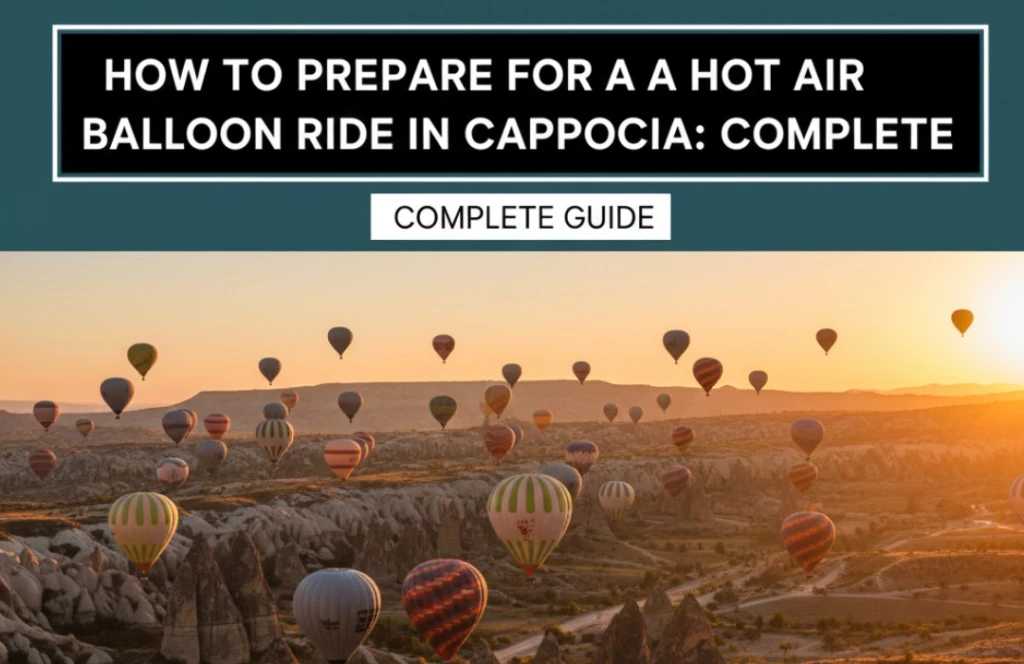 열기구 탑승 준비 방법