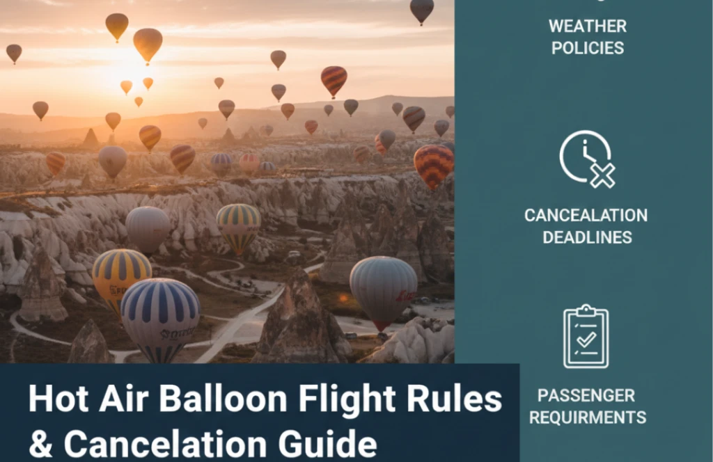 Reglas y Guía de Cancelación para Vuelo en Globo Aerostático