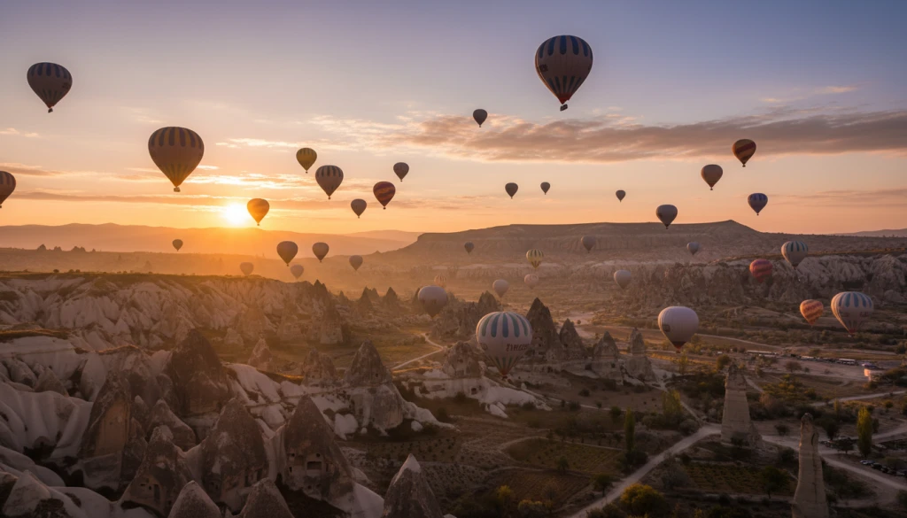Standart Sıcak Hava Balonu Uçuşu | Göreme Vadisi, Kapadokya Gün Doğumu
