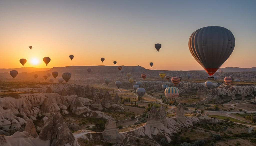 Standart Sıcak Hava Balonu Uçuşu | Göreme Vadisi, Kapadokya Gün Doğumu