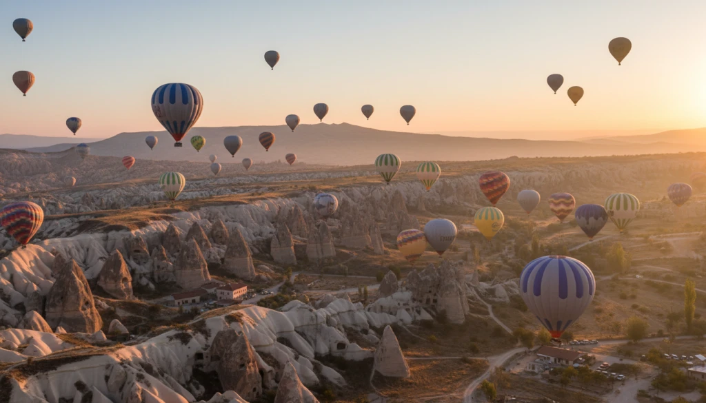 Standart Sıcak Hava Balonu Uçuşu | Göreme Vadisi, Kapadokya Gün Doğumu