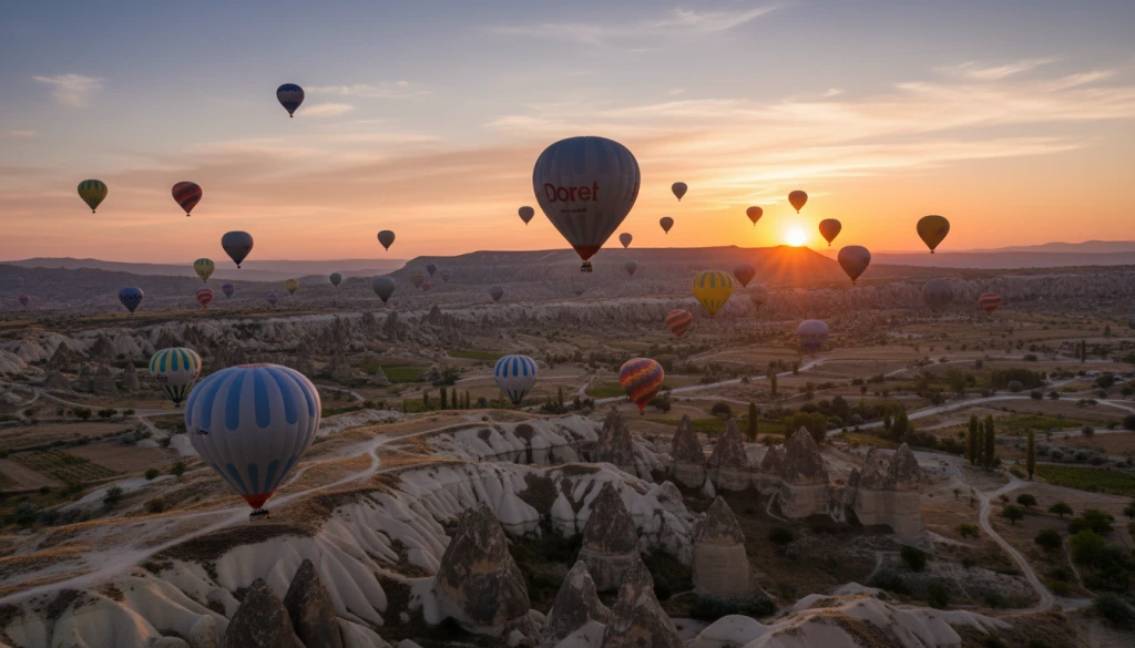 Standart Sıcak Hava Balonu Uçuşu | Göreme Vadisi, Kapadokya Gün Doğumu