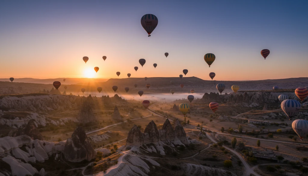 Standart Sıcak Hava Balonu Uçuşu | Göreme Vadisi, Kapadokya Gün Doğumu