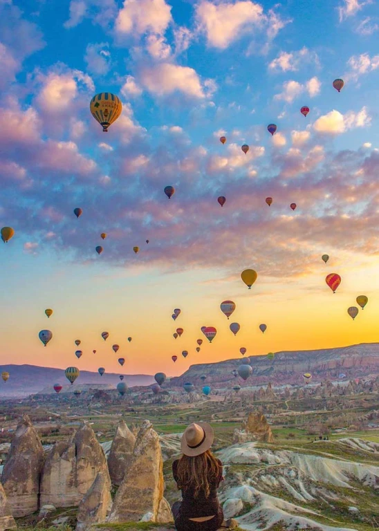 Standart Sıcak Hava Balonu Uçuşu | Göreme Vadisi, Kapadokya Gün Doğumu