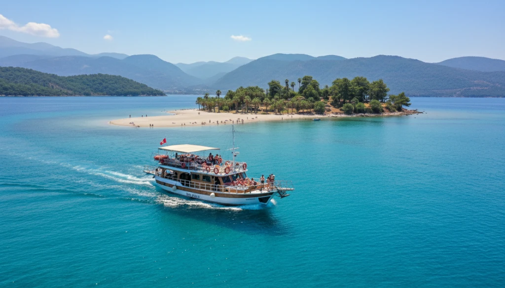 Marmaris Kleopatra Adası Tekne Turu