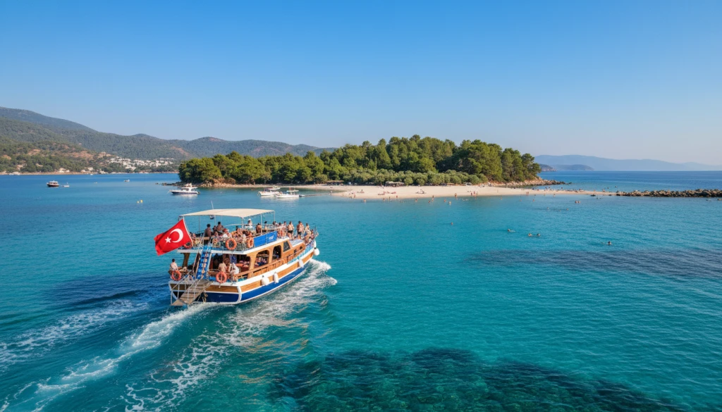 Marmaris Kleopatra Adası Tekne Turu