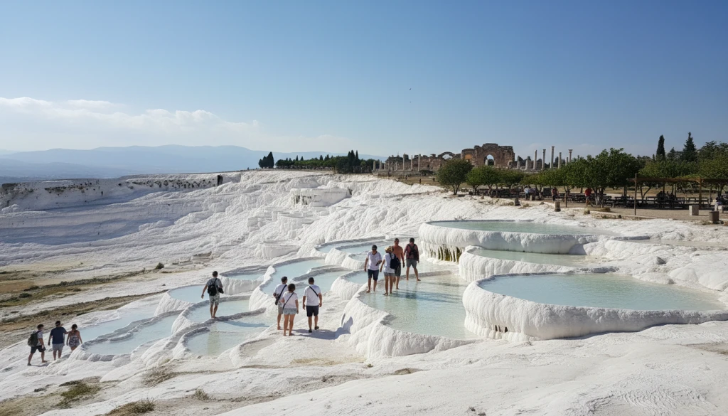 Pamukkale Travertenleri ve Termal Havuzlar Turu Öğle Yemekli