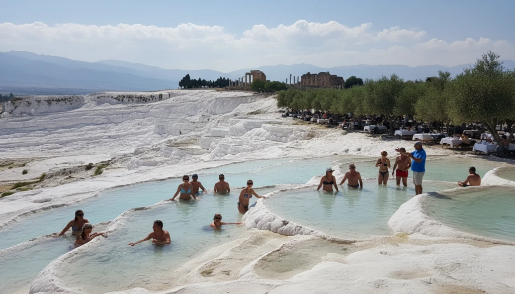 Pamukkale Travertenleri ve Termal Havuzlar Turu Öğle Yemekli