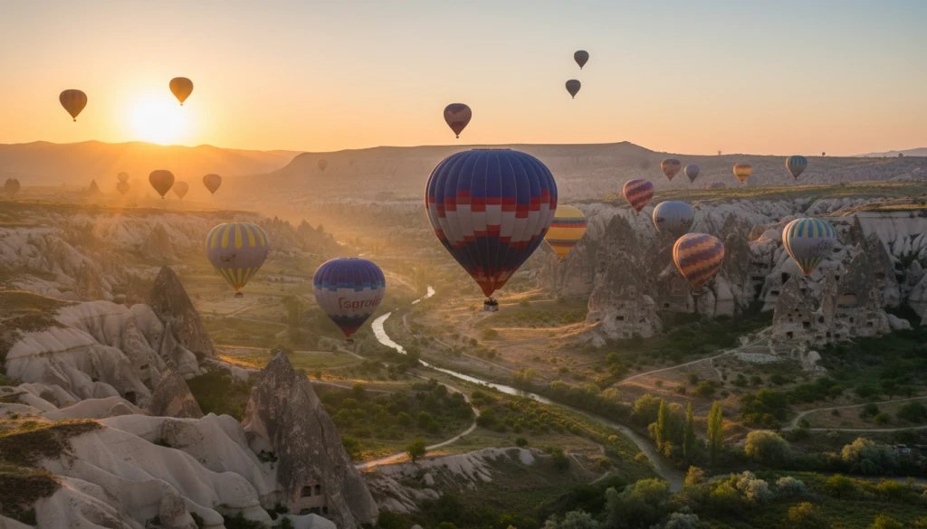 Ihlara Vadisi Sıcak Hava Balonu Uçuşu – Güneşin Doğuşu Deneyimi