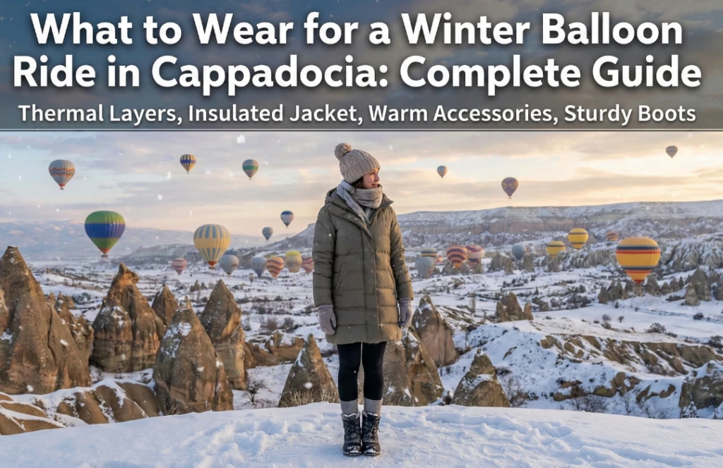 Was man für einen Winterballonflug in Kappadokien tragen sollte