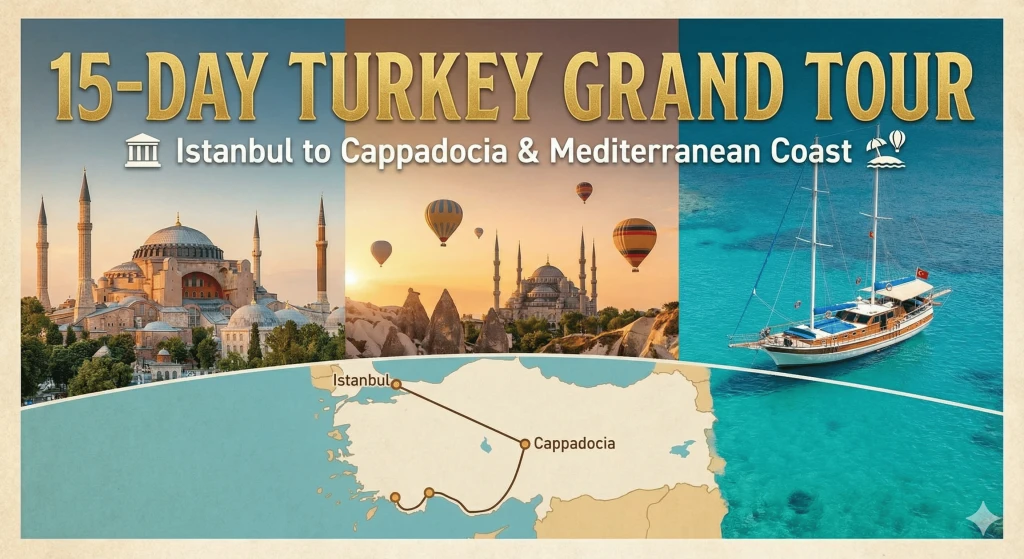 15-tägige Große Türkei-Tour: Istanbul bis Kappadokien & Mittelmeerküste