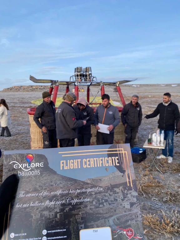 Повітряна куля в долині Соґанли