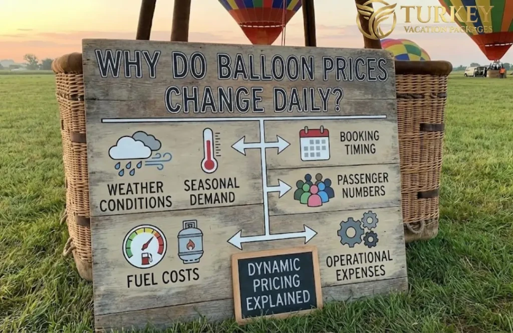 Cappadocia Balon Fiyatlarının Neden Günlük Olarak Değiştiği | 2026 Fiyat Rehberi