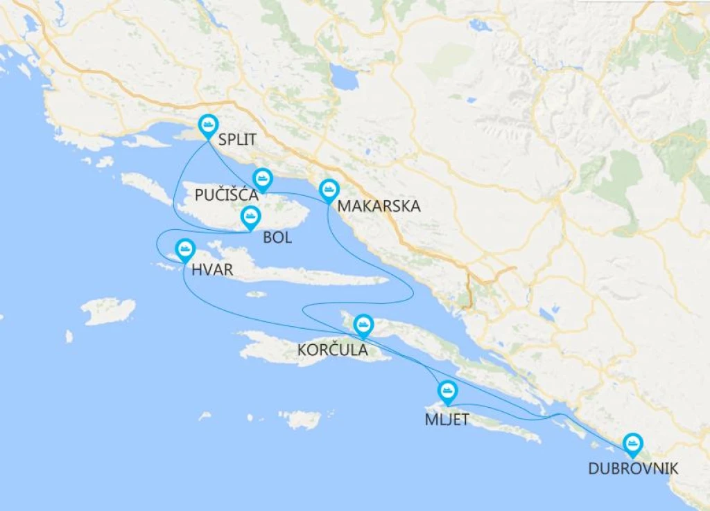 7-Night Luxury Cruise Croatia Dubrovnik to Split