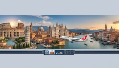 Comfort İtalya Turu THY ile 7 Gece Ekstra Turlar Dahil