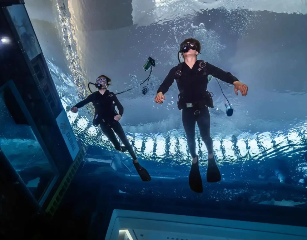 Дайвинг в Deep Dive Dubai бесплатно – для первых погружений