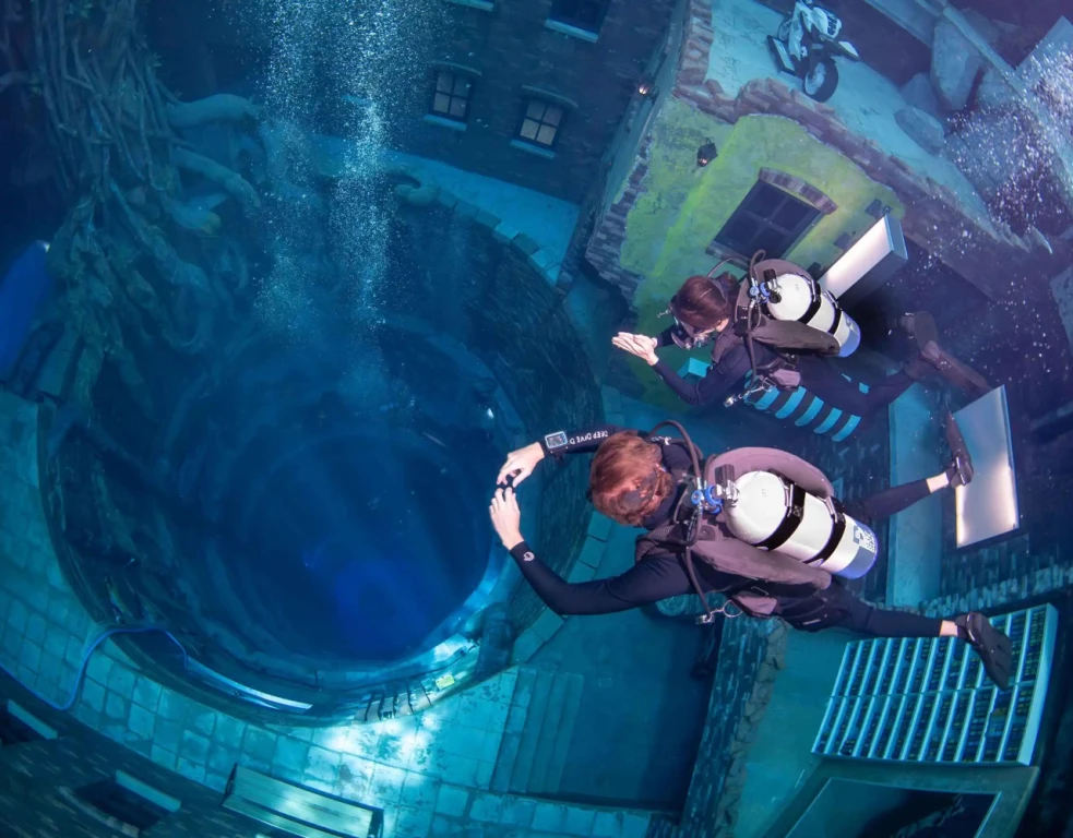 Дайвинг в Deep Dive Dubai бесплатно – для первых погружений