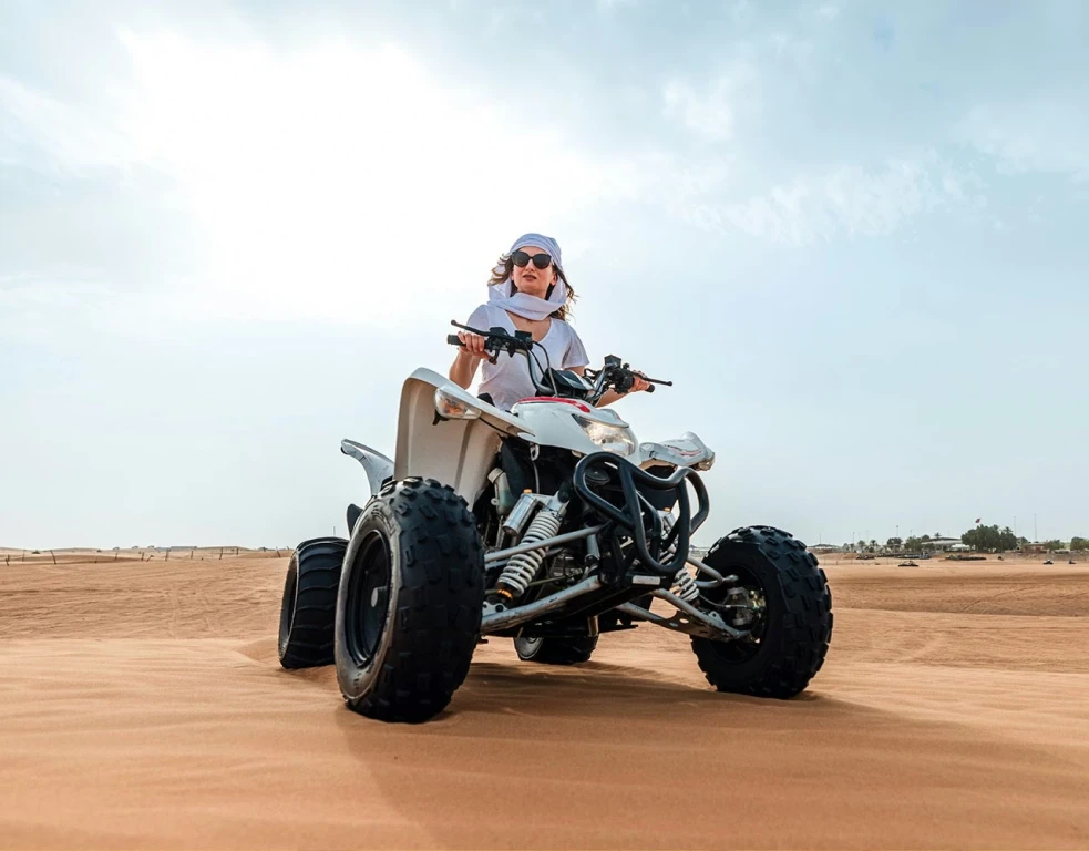 ركوب الدراجات الرباعية في دبي – مقعد واحد (حجز لمدة ساعة)