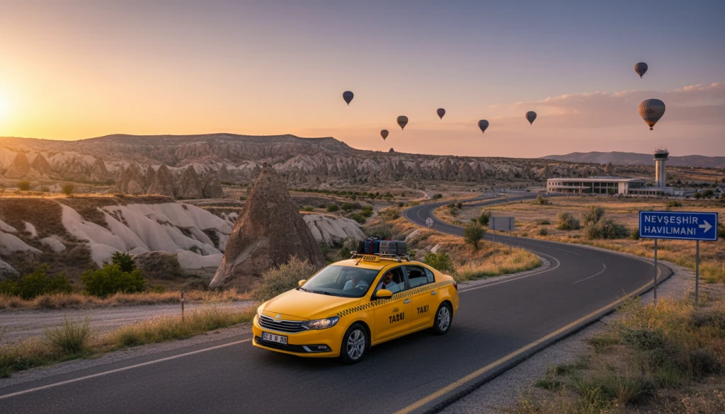 Kapadokya'dan Nevşehir Havaalanı Ticari Taksi Transferi